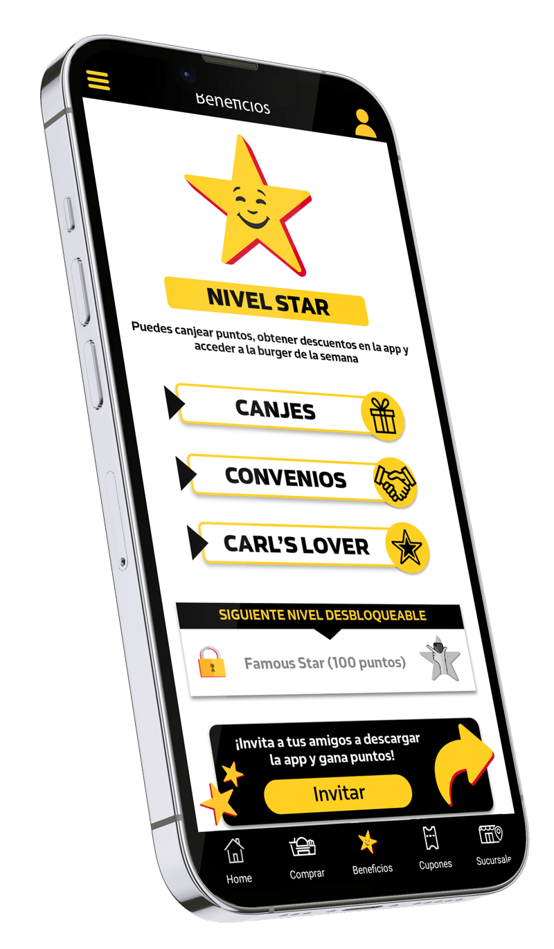 App Carl`s Jr