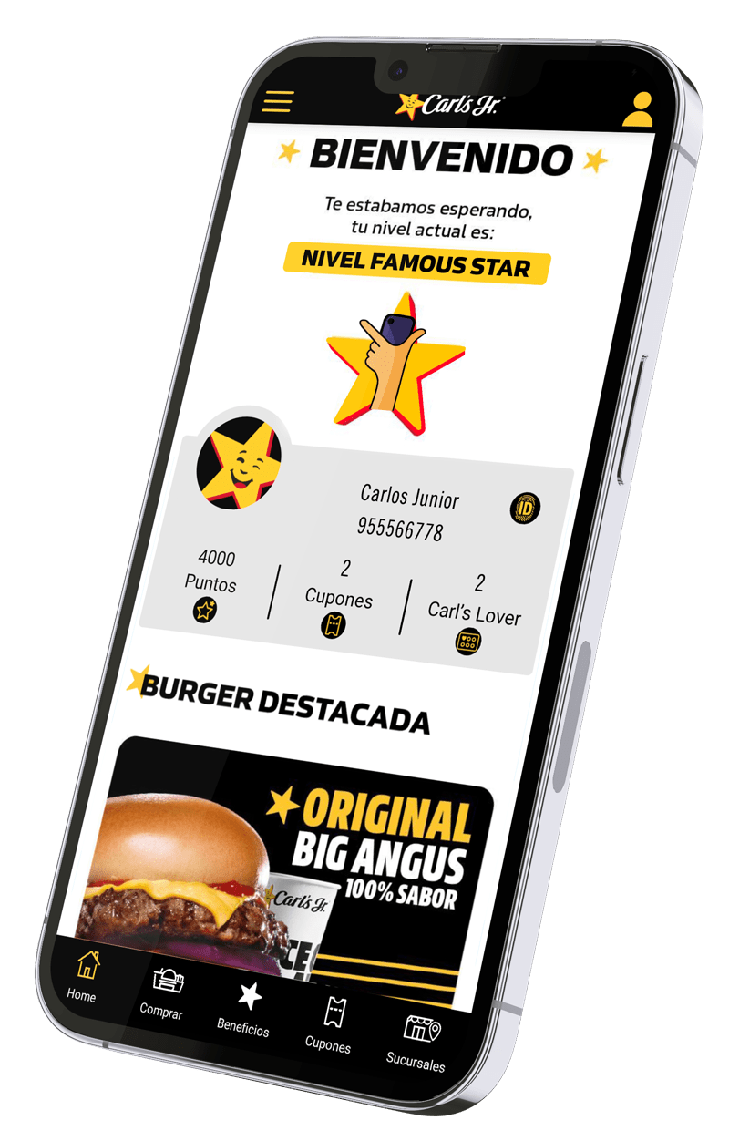 App Carl`s Jr