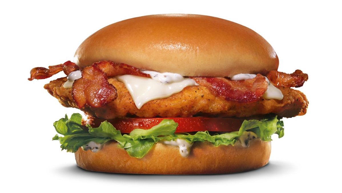 BACON SWISS CHICKEN SANDWICH Hand-Breaded CHICKEN