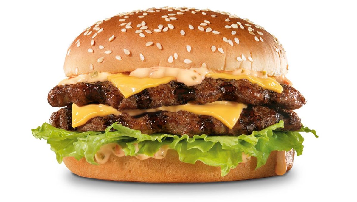 THE BIG CARL Chargrilled BURGER