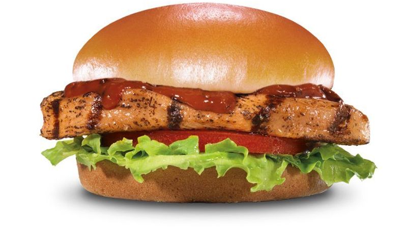 BBQ CHICKEN SANDWICH Chargrilled BURGER